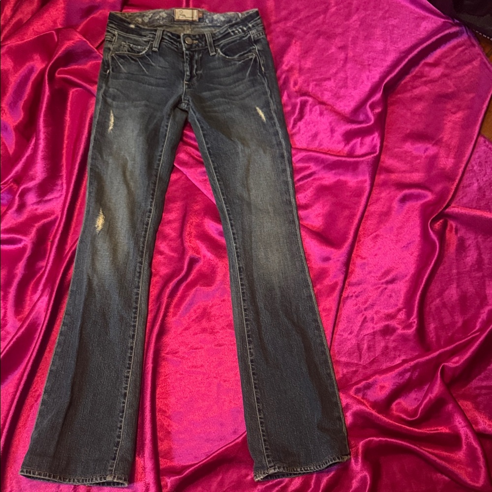 Page premium denim size 24 boot cut Classic Blue Women's Jeans